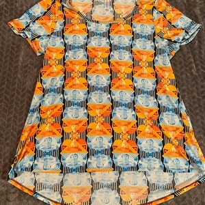 LuLaRoe Multicolor Geometric T-Shirt